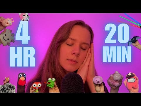 4 HOURS 20 MIN of Fast ADHD ASMR But Every Hour It Gets Darker