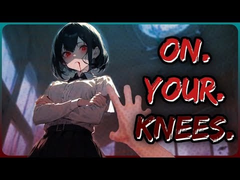 Pinned By a Sadistic Vampire [M4A] [Dominant]