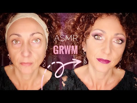 RILASSATI CON IL MIO TRUCCO DARK CHIC 💄 GRWM ASMR ITA Whispering