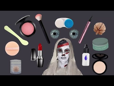 Transformation of ghost into beautiful human lady animation ASMR || transformation video ASMR
