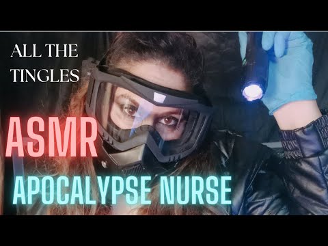 [ASMR] NURSE SAVES YOUR LIFE , TENDER  CARE IN A  POST APOCOLIPTIC WORLD  , PERSONAL ATTENTION