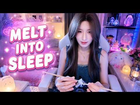 ASMR Let the Day Melt Away 😴 Ear Cleaning & Massage | 4Hr No Talking