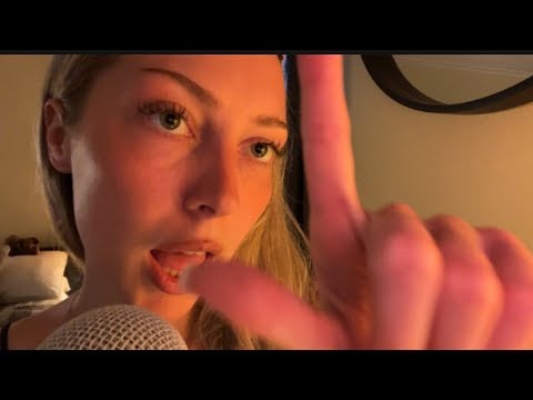 ASMR repeating subscribers names! (clicky whisper with finger tracing)