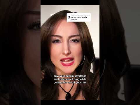 your new jersey italian aunt talks about drag #asmr