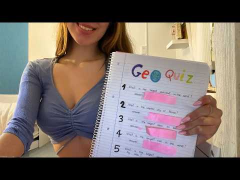 asmr geography quiz 🌍