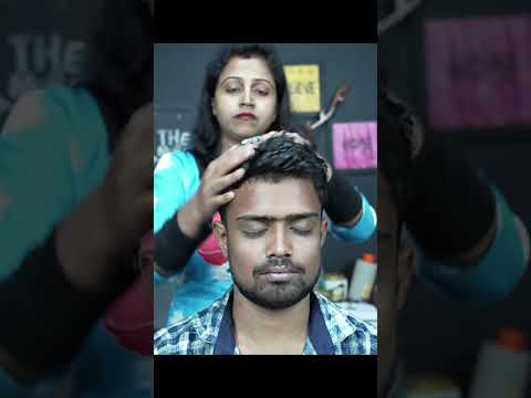 She Cracked His Neck | Lady Barber Doing Gua Sha Ear Massage | Head And Neck Massage ASMR