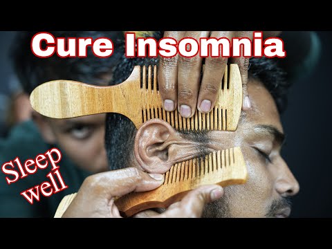 No More Sleepless Night | Relax Yourself And Cure Insomnia | ASMR Comb Massage | Neck Cracking