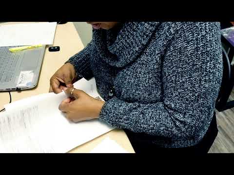 ASMR Notary Page Flipping through important documents