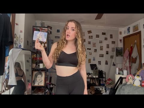 i need to get dressed but also listen to the universe ✨ ASMR Personal Attention grwm + gym clothes