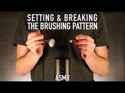 ASMR Setting And Breaking The Pattern | Fast & Rhythmic Brushing | No Talking