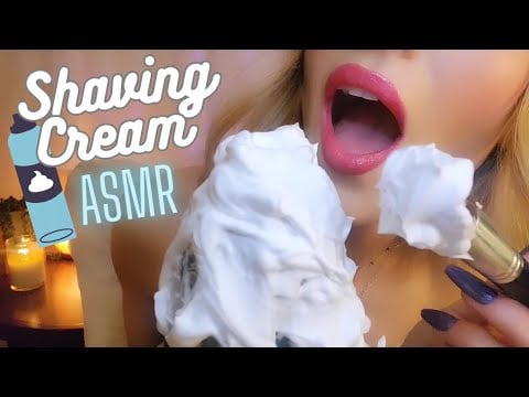 ASMR Shaving Cream Party & Facial🍦💕