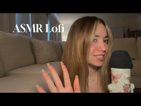Lofi ASMR En Español (tapping, scratching, mouth sounds, makeup) ✨ #lofiasmr #asmr 