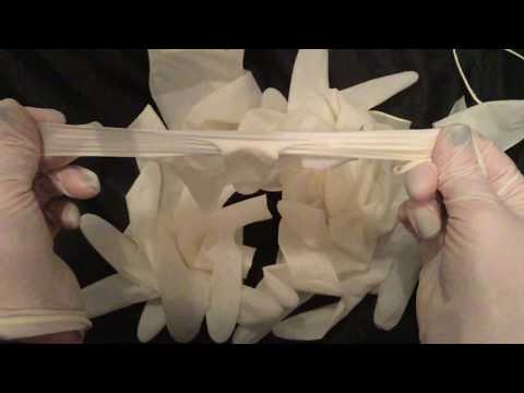 LATEX GLOVES ❤ Stretching { request} Tearing to pieces [[ASMR]]