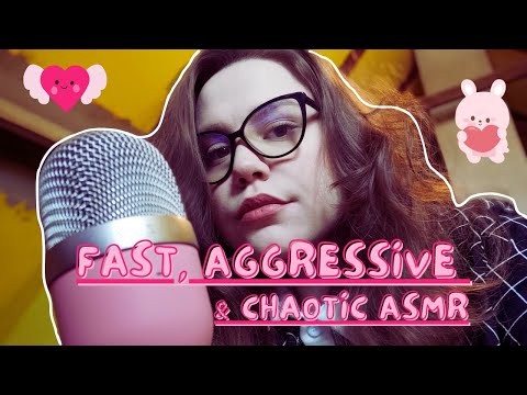 ASMR | TRULY Fast & Aggressive ASMR ⚡ (When Nothing Else Works)⚡ ⚡ *VERY RANDOM*💙💤😴🍒