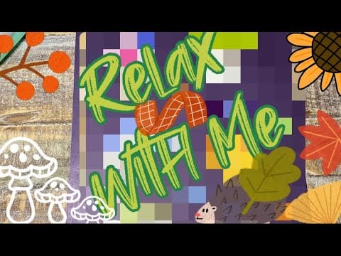ASMR VISUAL & SOUND TRIGGERS: Cute Mushroom 🍄 Sticker Puzzle #682