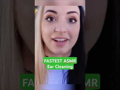 The FASTEST ASMR Ear Cleaning #asmr #shorts