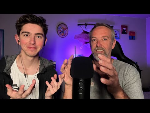 My Dad tries ASMR Again for his Birthday