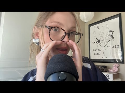 ASMR PURE MOUTH SOUNDS (hand movements, mic brushing, and more)