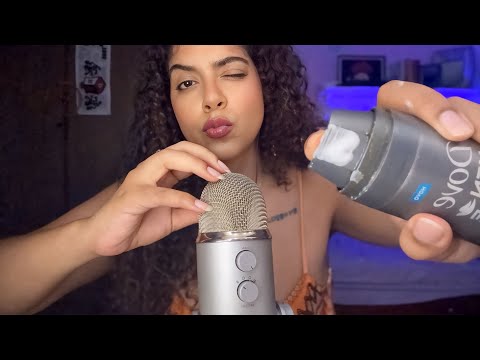 ASMR Super relaxante com GATILHOS DIRETO NO MIC 🎙️✨💤