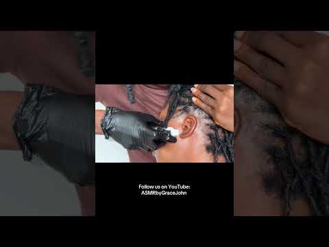 Asmr ear cleaning and massage, ear eating fast and aggressive head scratching #asmrbygracejohn