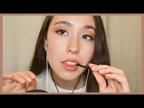 ASMR spoolie and teeth sounds