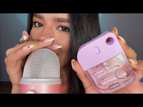 ASMR~ Clicky Whisper Birthday Haul (Mouth Sounds & Tapping ) ⭐️💗