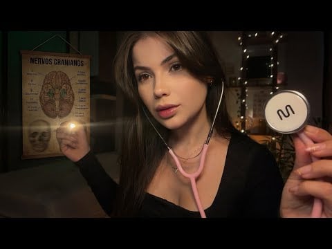 ASMR | Exame do Nervos Cranianos 🧠👃👂