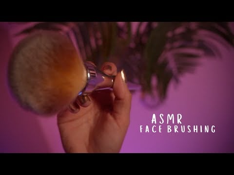 ASMR ~ Brushing Your Face Until You Sleep (No Talking)