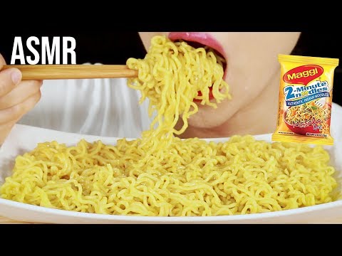 ASMR INDIAN MAGGI NOODLES 인도 매기누들 리얼사운드 먹방 Eating Sounds Mukbang