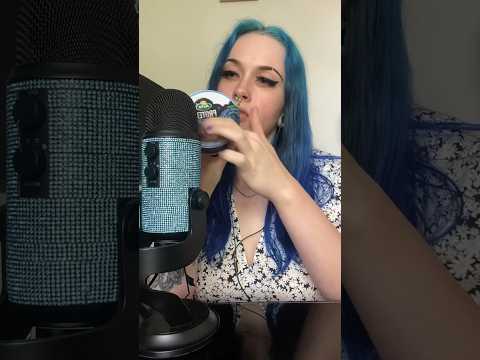 yogurt lid sounds 😍 #lidsounds #asmr #asmrsounds #asmrshorts