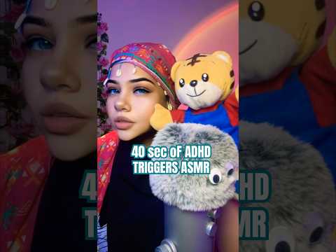 🐯40 sec of ADHD TRIGGErS ASMR #asmr #triggersforsleep