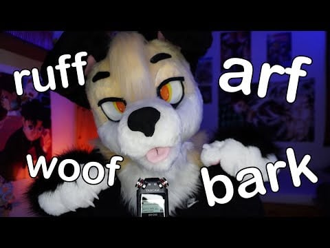 [Furry ASMR] Arff Bark Bark Woof Ruff | Dog Sounds