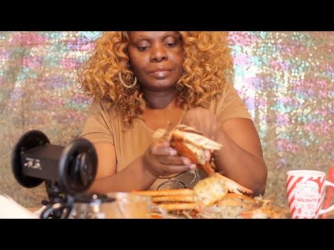 Intense ASMR Seafood Crab Eating Sounds