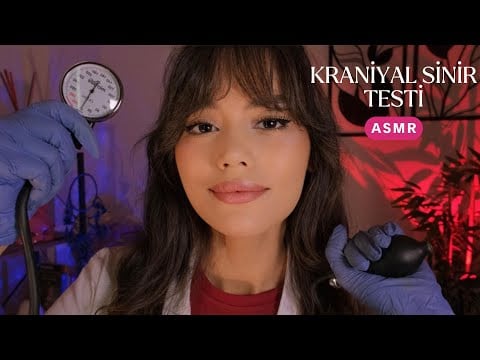 ASMR - Doktor Roleplay - 5 Duyunu Kontrol Ediyorum.Kriniyal Sinir Testi 😴
