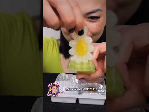 Cutest Thai layer cake EVER! #sasasmr #asmr #eatingsound #thaidessert #fyp #fypyoutube #fyptiktok