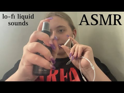 ASMR lo-fi liquid sounds