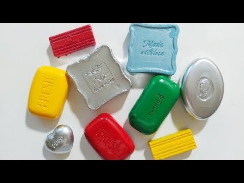 Dry Soap carving ASMR\ relaxing sounds\ No talking. Satisfying ASMR video\ Cutting soap 