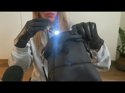 ASMR ✨ - TSA pat down | checking your carry on luggage