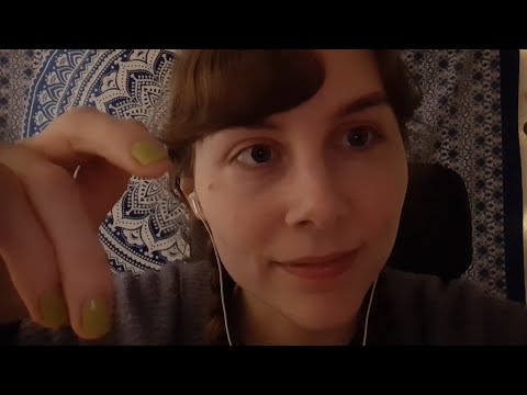 ASMR - face, neck and arm massage, breathing exercise, whispered positive affirmations