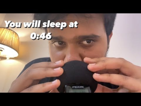 ASMR You’ll fall asleep at exactly 0:46 seconds