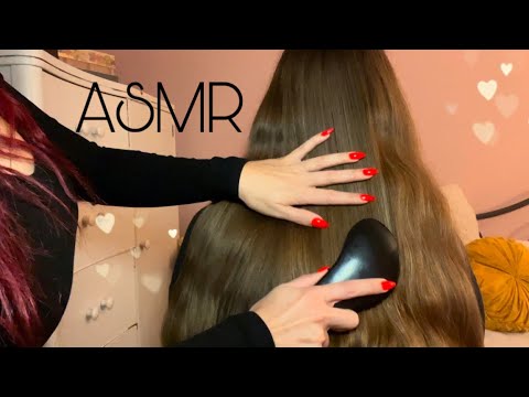 ASMR Hairplay and Hairbrushing. No talking