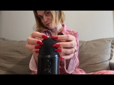 ASMR mic scratching 