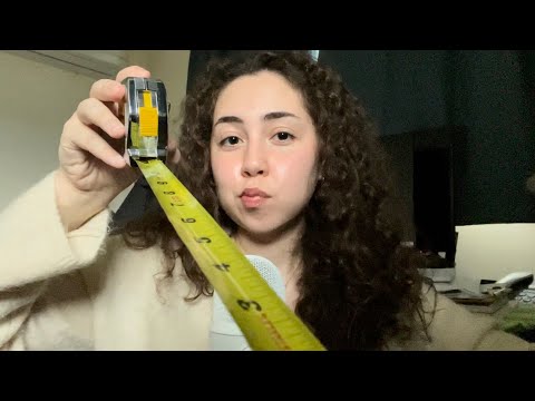 ASMR Measuring you 📏