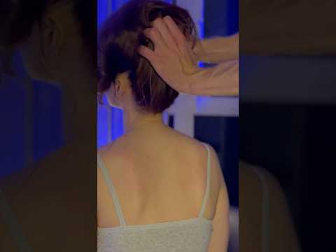 ASMR Scalp Therapy for Your Tired Brain 🧠✨#hairplay #notalkingasmr