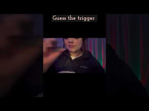 Guess the Trigger ASMR short #tingles #asmrvideos #satisfying #tingly #asmrtriggers #tinglesounds