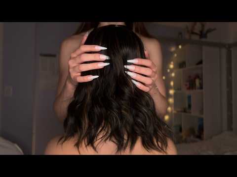 ASMR Scalp Check, Massage, Hair Oiling for Intense Relaxation
