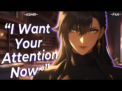 Your Goth Girlfriend Corners You in the Library~ 🖤| Flirty | Tension | ASMR Roleplay | F4A