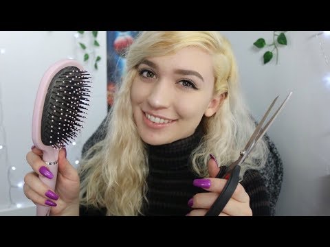 ASMR Hair Spa (hair play, scalp massage, face massage)