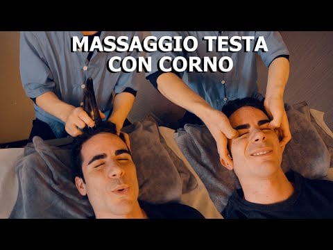 ASMR: HO PROVATO IL MASSAGGIO ALLA TESTA CON CORNO PER L' INSONNIA!
