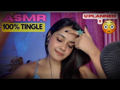 Unintentional ASMR: Soft Whispering & Hand Movements for Tingles ( planned nahi tha 🤭) ❤️